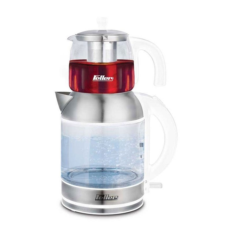 چای ساز روهمی فلر مدل TS 286 شیشه ای سفید