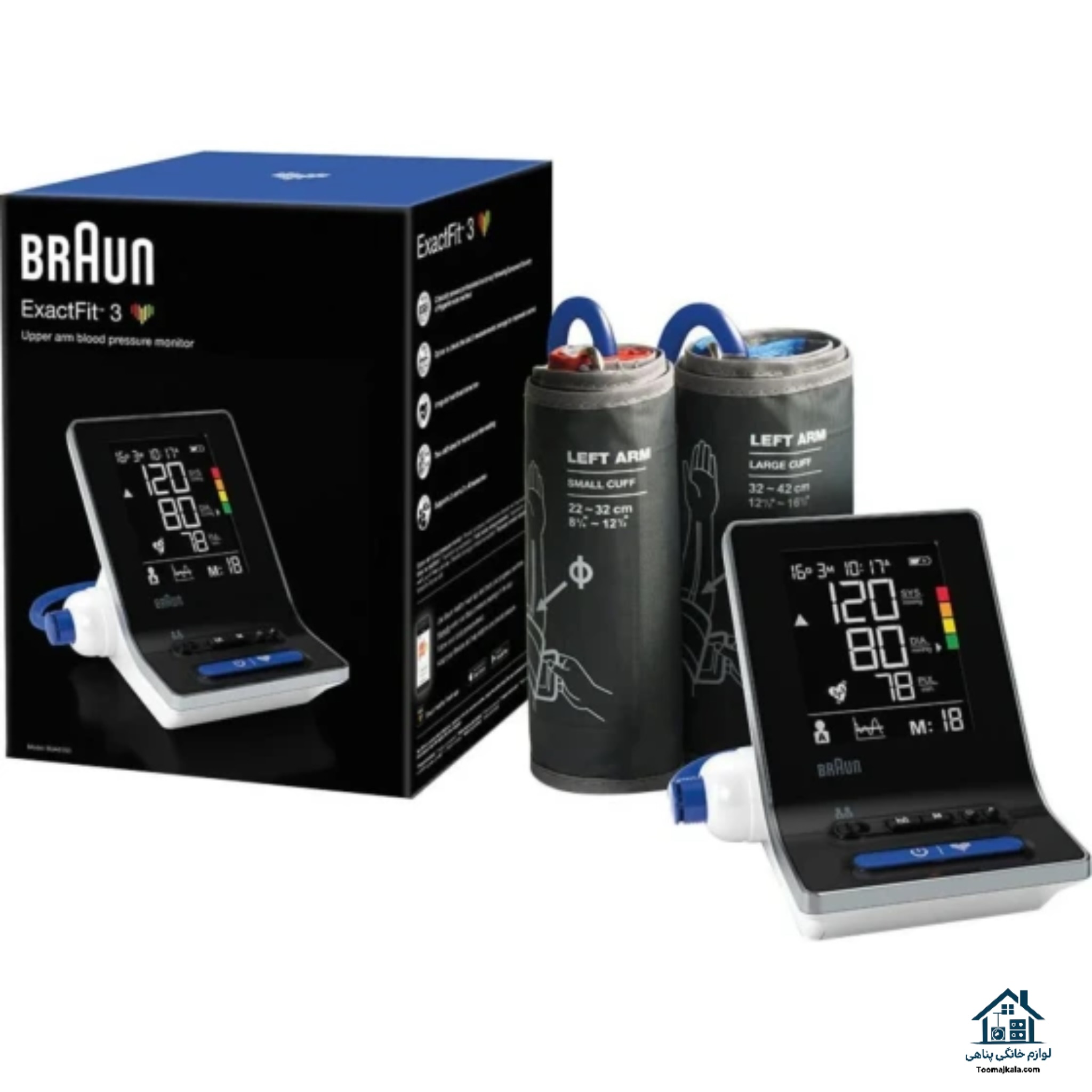دستگاه فشار سنج براون آلمان Braun ExtraFit 3 BUA6150 WE