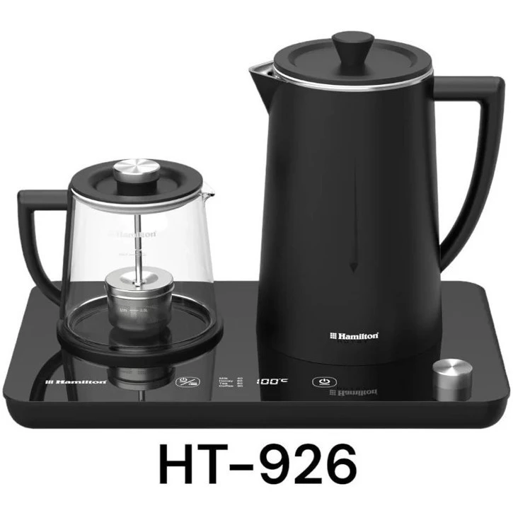 چای ساز دیجیتال همیلتون مدل HT926 ظرفیت ۱.۷ لیتر با کتری استیل ضد زنگ