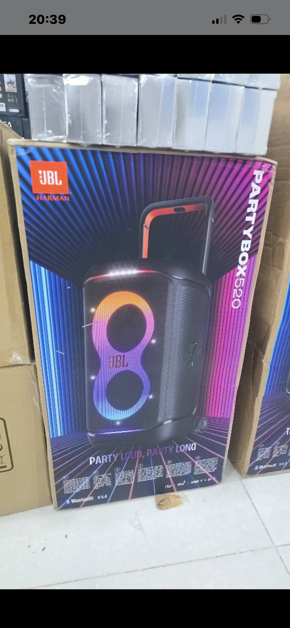 اسپیکر جی بی ال Party Box 720