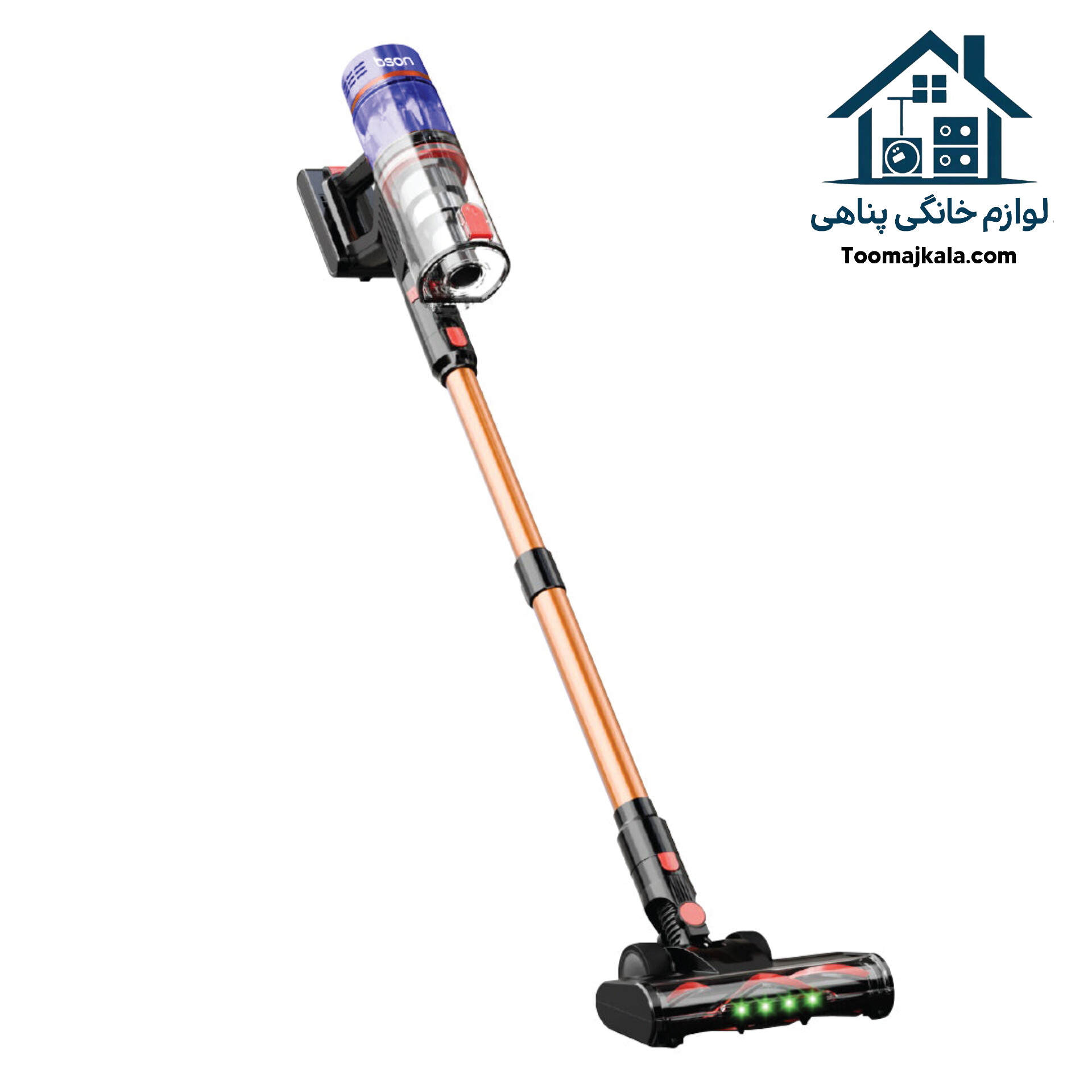 جارو شارژی اب وخاک بسون المانbson vc042